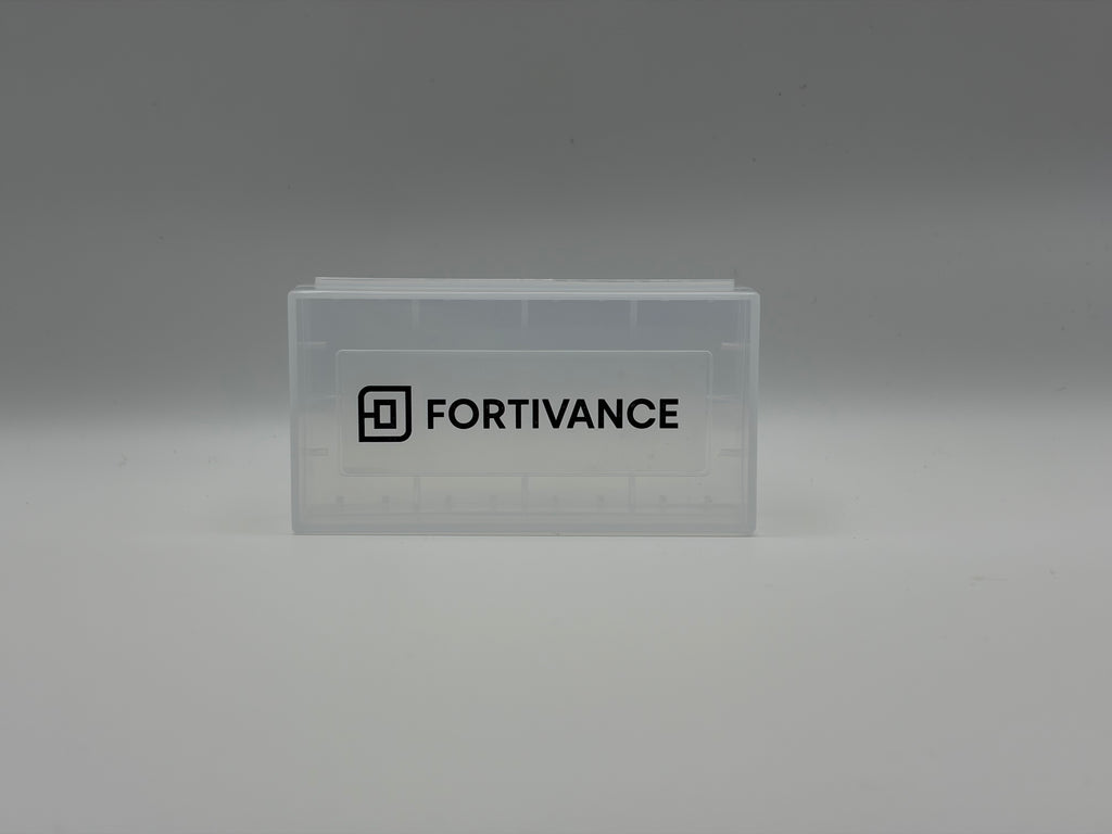 Fortivance Home Battery Organisation Bundle – AA/AAA Storage Box, 18650 Case & AAA to AA Converter Sleeves