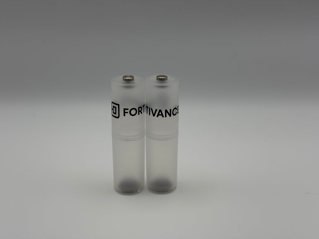 Fortivance AA & AAA Battery Storage Bundle | Organiser Box + AAA to AA Converter Sleeves