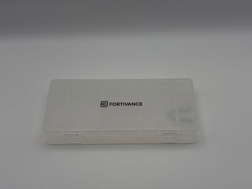 Fortivance AA/AAA Battery Organiser Box – 8 Cell Storage Case